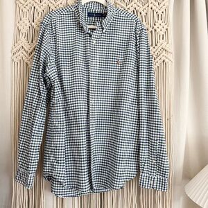 Ralph Lauren Men’s Gingham Button-Down Shirt XL